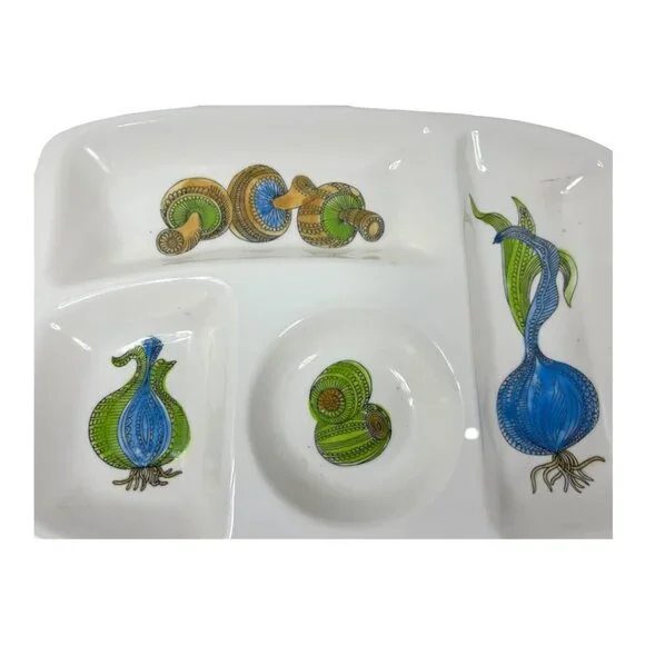 Vintage Joie‎ de Vivre Mushroom Plate